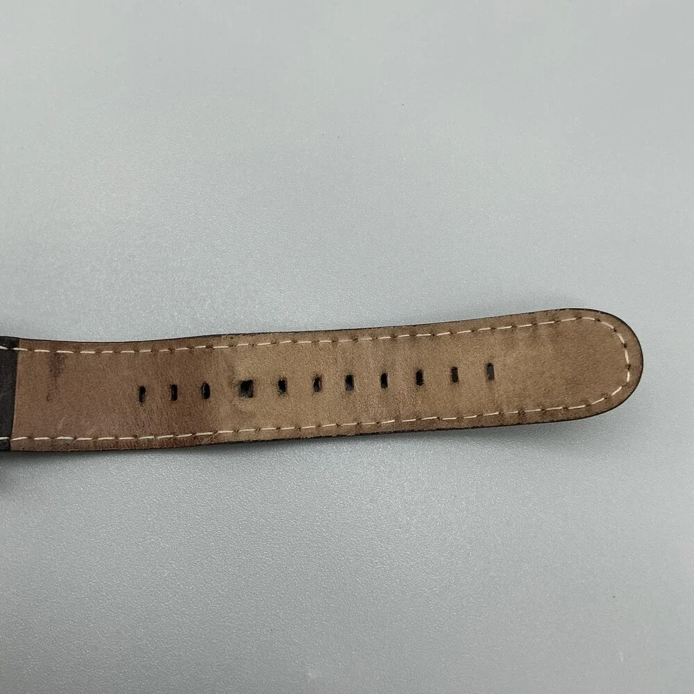 Timex Expedition Indiglo Men Watch 40mm Cream Dial Brown Leather T4K693 New Batt
